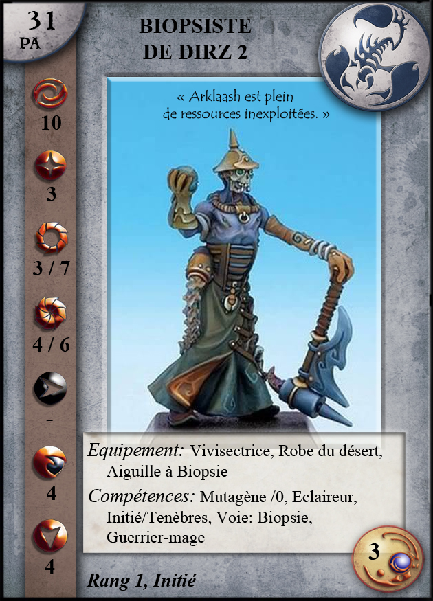 Biopsiste de Dirz 2 (Robe)